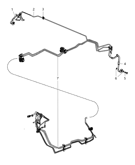 Tube Brake Rear Crossover