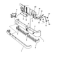 Bracket, Front Bumper Side Support, Right
