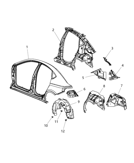Reinforcement Body Side Aperture Rear