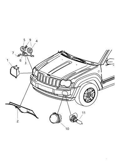 Cover Headlamp