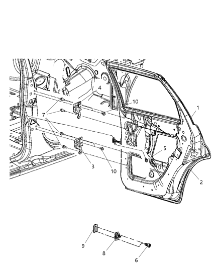 New Fits Chrysler Panel-Rear - Part # 5015896AF