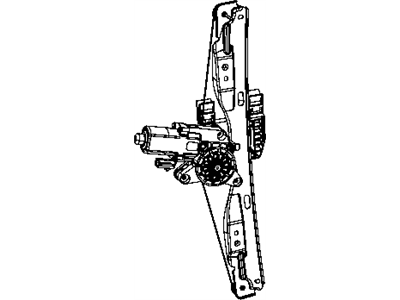 Regulator Rear Door Window