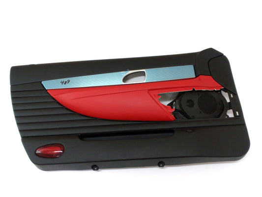 New OEM 2004 Ford Thunderbird Driver's Left Door Trim Panel Red, Part # 4W6Z7623943AAA