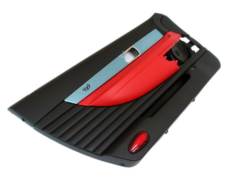 New OEM 2004 Ford Thunderbird Driver's Left Door Trim Panel Red, Part # 4W6Z7623943AAA
