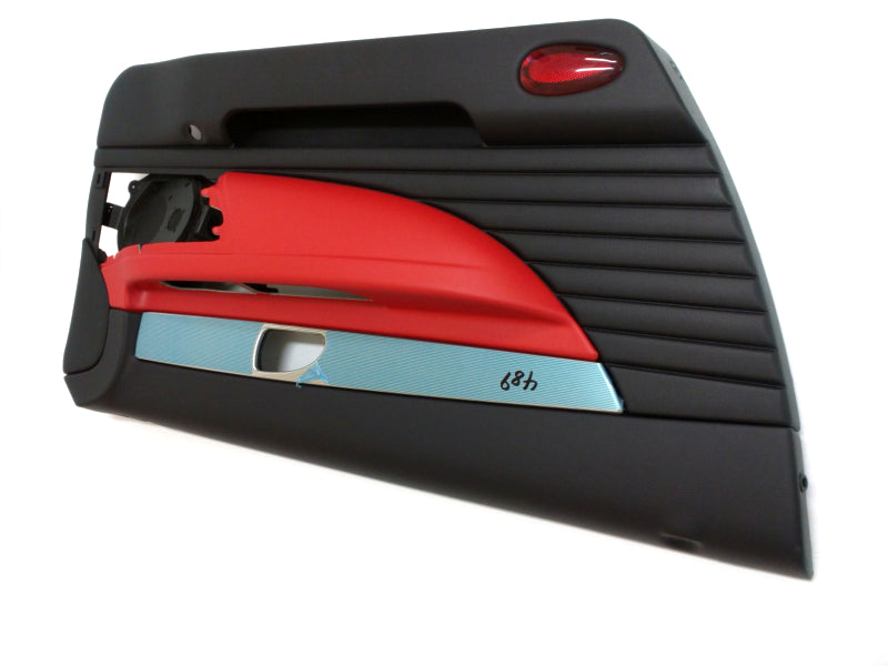 New OEM 2004 Ford Thunderbird Driver's Left Door Trim Panel Red, Part # 4W6Z7623943AAA