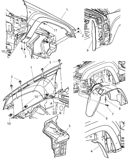 New 2005-2010 Fits Chrysler Grand Cherokee Support-Suspension - Part # 5161876AF
