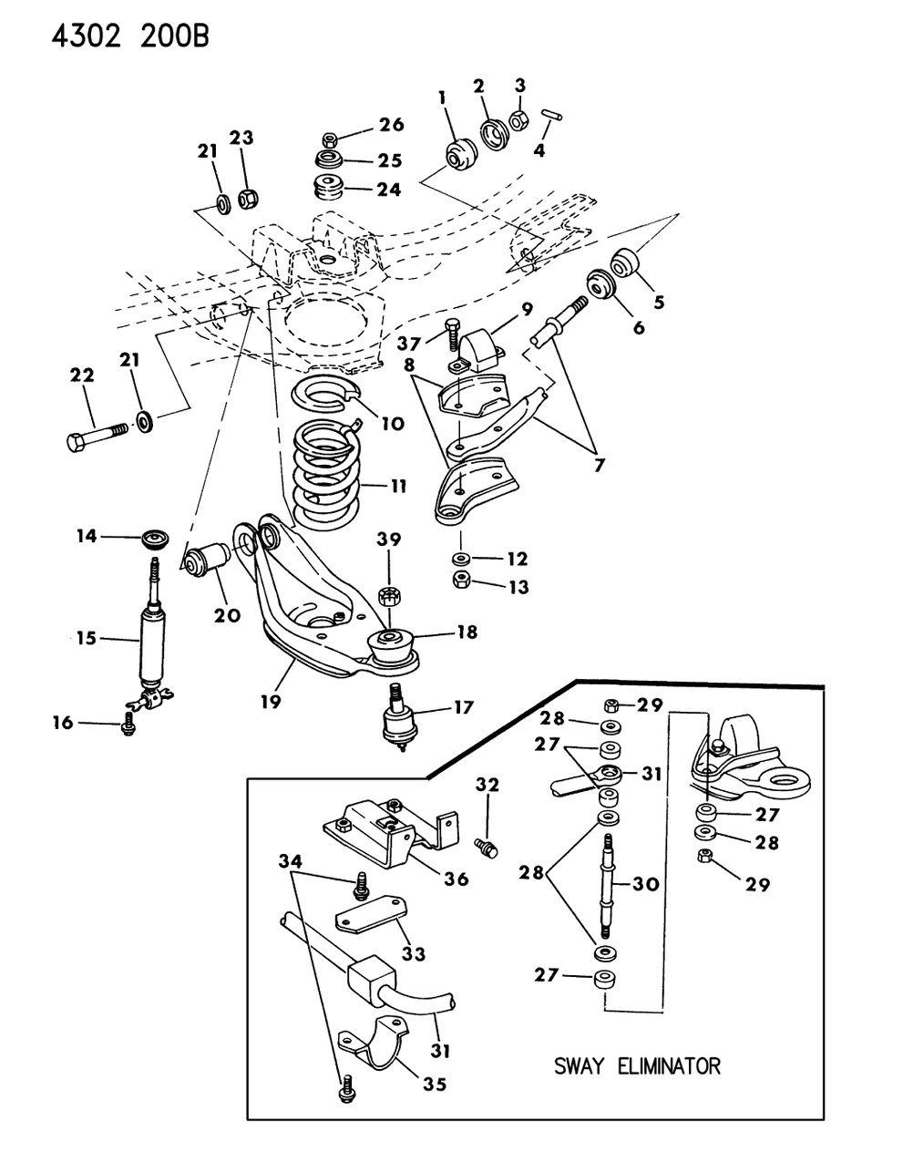 Shaft, Sway Eliminator