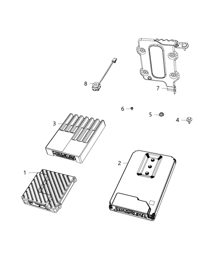 New 2018-2019 Fits Chrysler Pacifica Amplifier - Part # 68391313AB