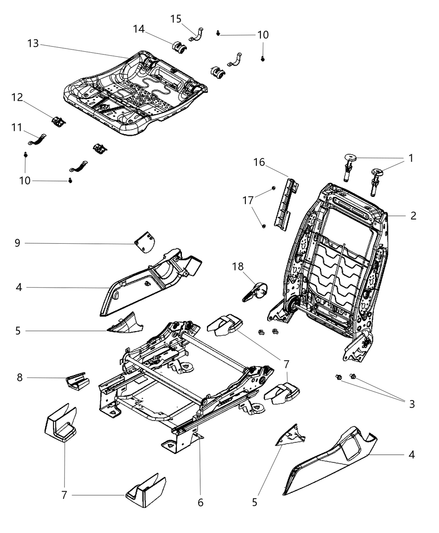 Shield Seat Inner Return Flange