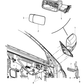 New 2015 Fits Chrysler 3500, 4500, 5500 Door Mirror Left - Part # 68230831AD