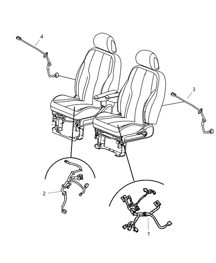 Wiring Seat Back