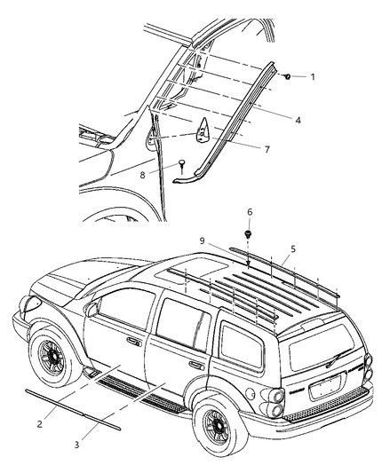 Molding Rear Door