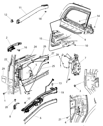 Handle Sliding Door Inside