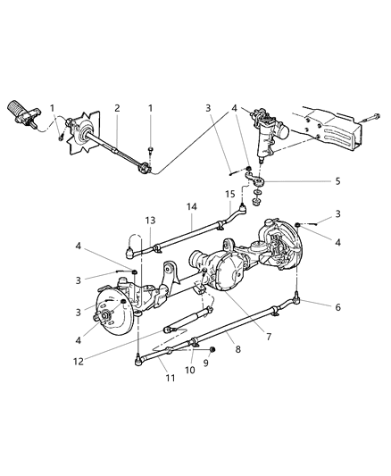New 1999-2004 Fits Chrysler Grand Cherokee Arm-Pitman - Part # 52088242