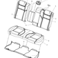 Foam Seat Back 40 % Side