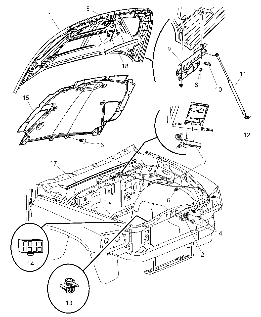 Striker Hood Latch
