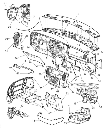 Cupholder Instrument Panel