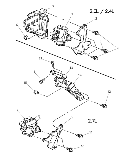 Bracket Power Steering Pump