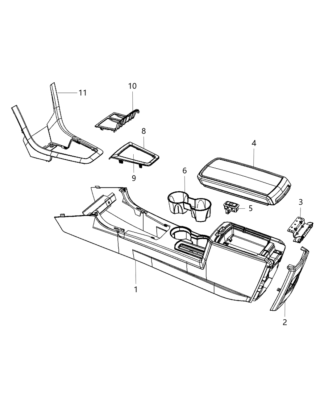 Bezel Console Shifter Prndl
