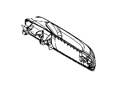 New 2011-2012 Fits Chrysler 1500 Handle-Exterior Door - Part # 1GH261WLAC