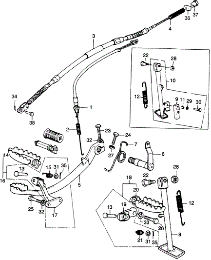 Shaft, Rr. Brake Pivot