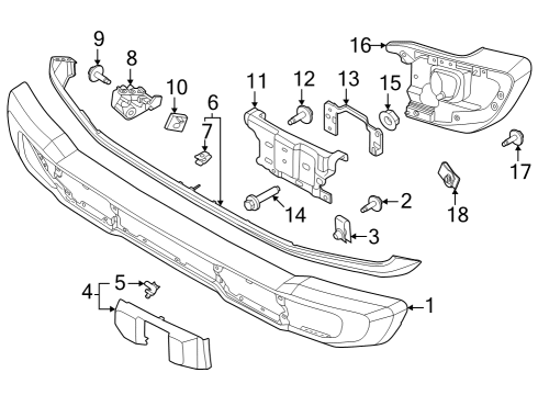 Rear Reinforcement Retainer