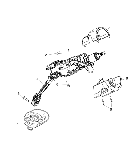 Shroud Steering Column Upper