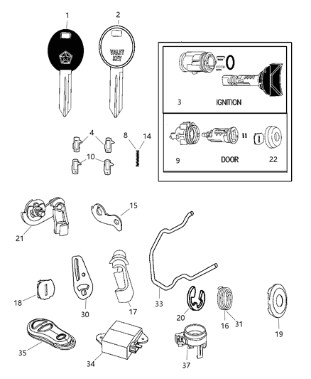 Lever Sliding Doorlock Cylinder