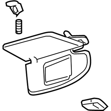 Visor Assy - Sun
