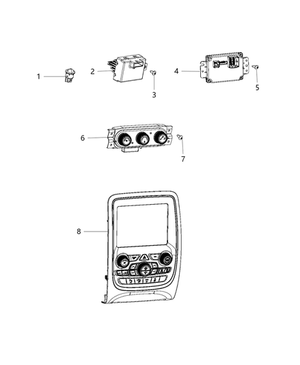Control A/C And Heater - Aux
