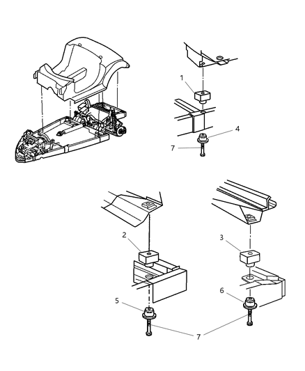 Isolator Frame To Body