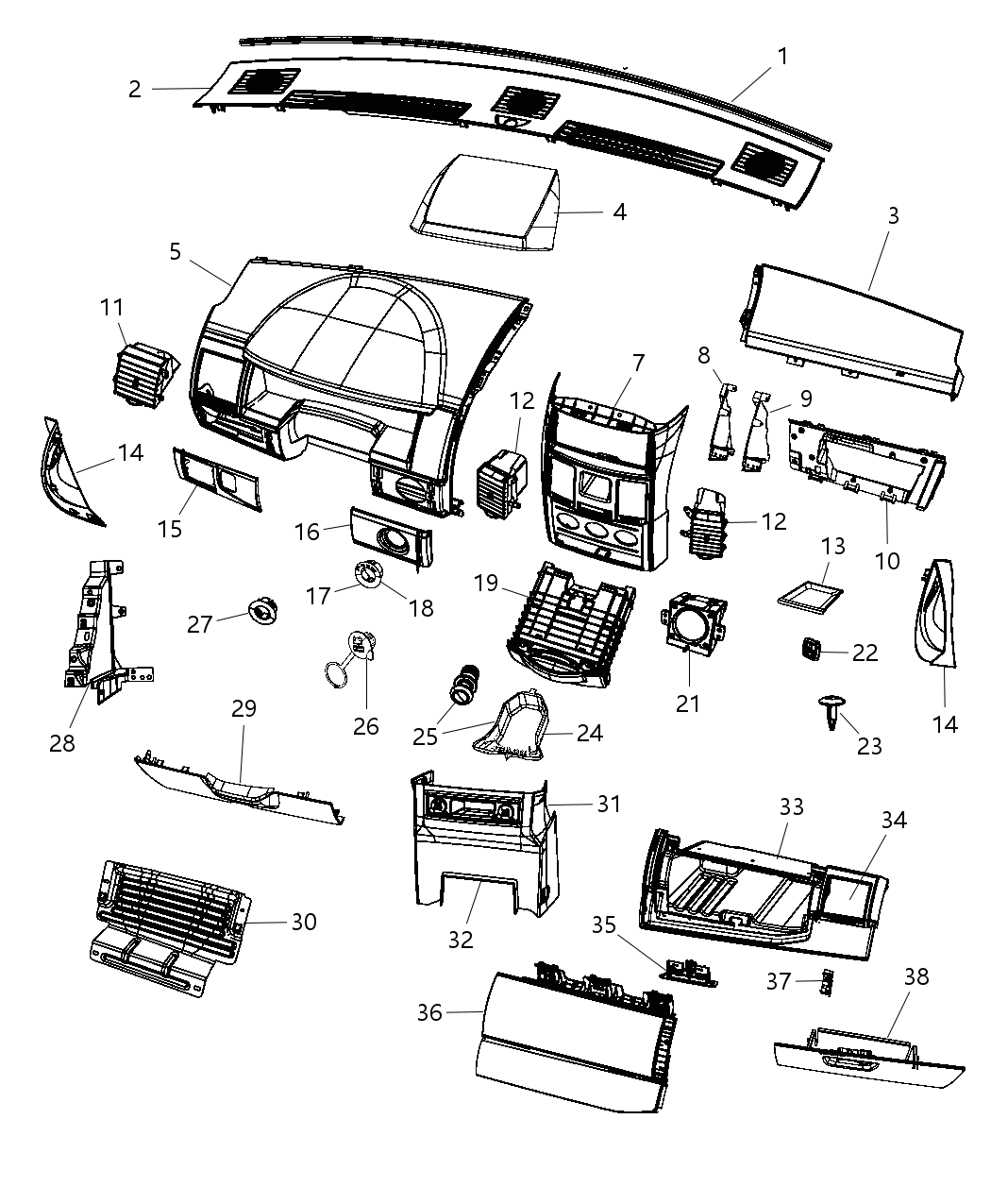 Door Glove Box
