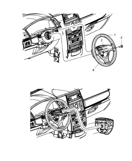 Cover Steering Wheel Back