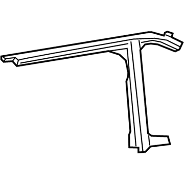New 2021 Fits Chrysler Wrangler Rail-Door Glass - Part # 68251571AG