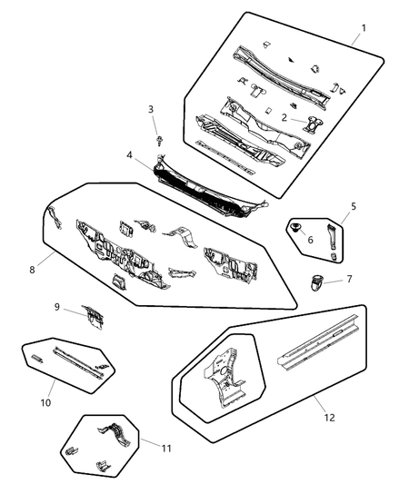 Tube Assy Cowl Plenum Drain
