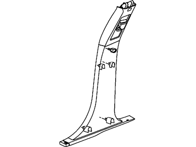 Molding B Pillar