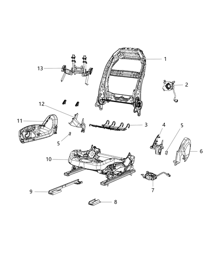 Cover Seat Track Outboard