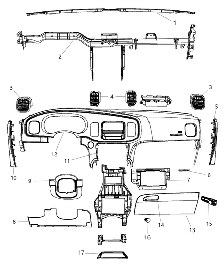 Nameplate Instrument Panel