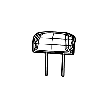 New 2022 Fits Chrysler Grand Cherokee Headrest-Second Row - Part # 6PL671T3AB