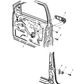 New 2002 Fits Jeep Grand Cherokee Front Right Exterior Door Handle, Part # QR38XRVAC