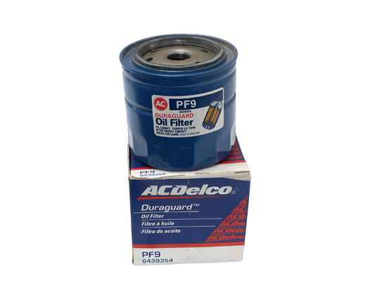 New OEM 1984-1986 Chevette Diesel 1.8l, 90-95 ZR-1 Corvette PF-9 Oil Filter, Part # 6439354