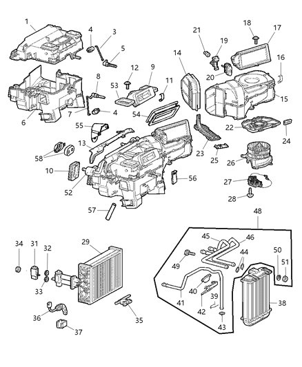 Drain A/C And Heater