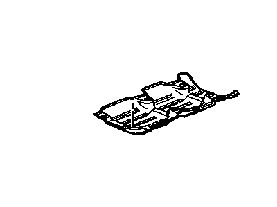 Deflector, Engine Oil Pan