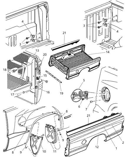 Rail Luggage Rack Side