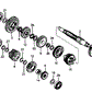 Gear, Mainshaft Third & Fourth (23T & 20T)