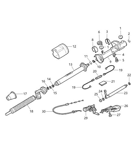 Shaft Steering Column