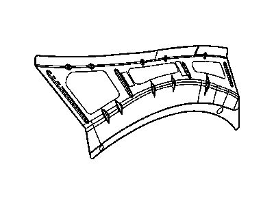 New 2003-2006 Fits Chrysler Sebring Bracket - Part # 4878375AB