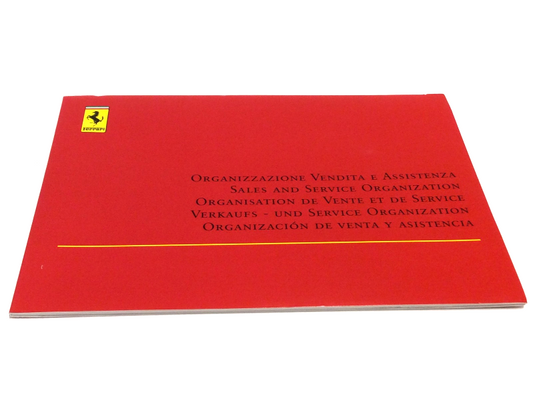 New OEM 2000 Ferrari Enzo Sales & Service Manual Handbook Cat. # 1614/00