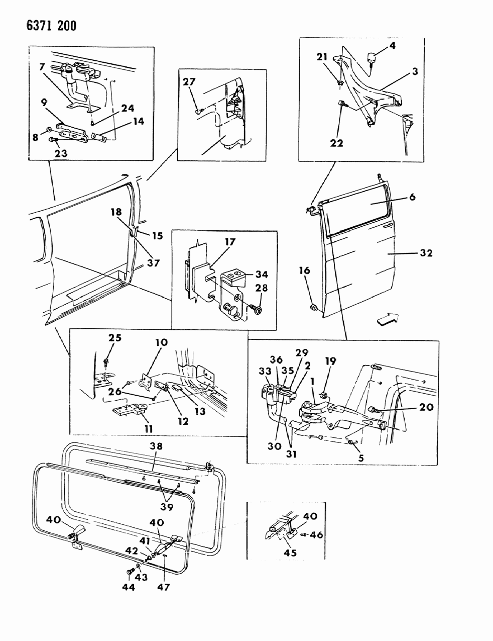 Arm, Hinge