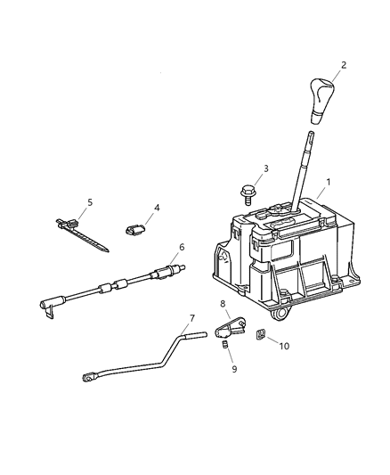 Rod Gear Shift Control Transmission